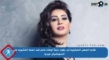 نقابة المهن التمثيلية ترد بقوة دعماً لوفاء عامر ضد حملة التشويه على السوشيال ميديا